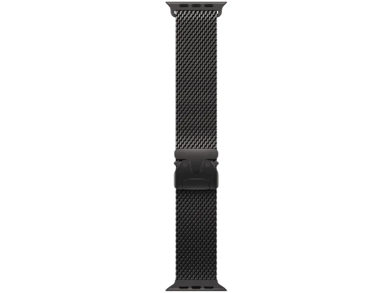 Bransoleta mediolańska z tytanu APPLE do koperty 49 mm – rozmiar L Czarny MK0Q4ZM/A