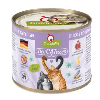 GRANATAPET DeliCATessen Kaczka i drób - mokra karma dla kota - 200g