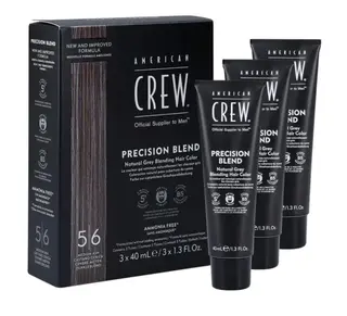 American Crew Precision Blend Cover 5-6 Medium Ash odsiwiacz 3x40ml