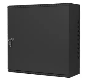 Lanberg Szafa instalacyjna rack wisząca 19 cali 6U+3U 540x200 niskoprofilowa (złożona) czarna