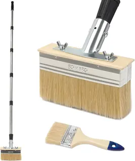 PĘDZEL PŁASKI 2W1 TELESKOPOWY 150 CM DŁUGI UCHWYT FARBA