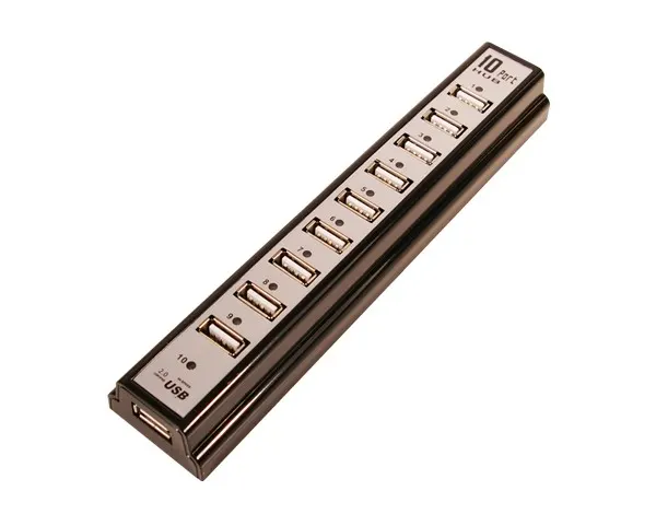 LogiLink Hub USB 10-port z power supply
