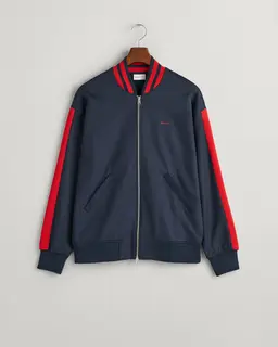 Gant Bluza Męska Z Nadrukiem Z Zamkiem İ Długim Rękawem Regular Fit