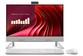 Dell Komputer Dell 24 All-in-One EC24250 Win11Pro CORE 7-150U/16GB/1TB/23.8 FHD/Intel Graphics/Cam/WLAN+BT/3Y ProSupport