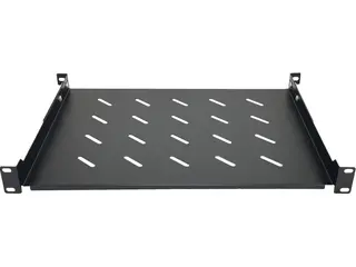 ALANTEC Półka stała 19 cali 1U głębokość 350mm Czarna