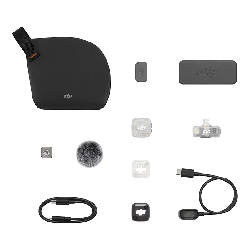 System Mikrofonów Bezprzewodowych DJI Mic Mini 2S 1 TX + 1 Mobile RX + etui ładujące