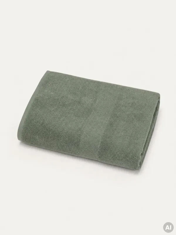 Ręcznik BAMBOO pistacjowy z domieszką bambusa 70x130 cm