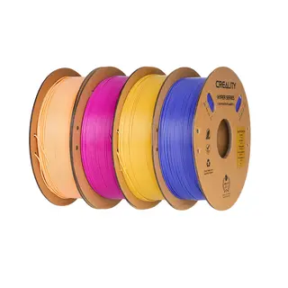 4 kg filamentu Creality Hyper-PLA – fioletowy / złoty / niebieski / brzoskwiniowo-różowy