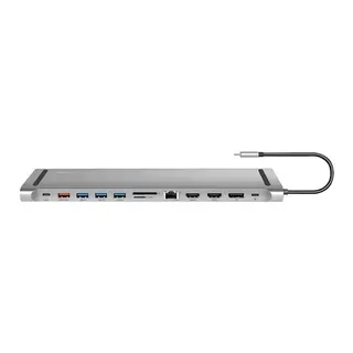 LogiLink Stacja dokująca USB3.2 ,USB-C,12-portów, PD