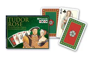 Tudor Rose Lux, karty, Piatnik, 2 talia