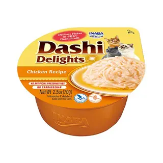 INABA Dashi Delights Kurczak w bulionie - przysmak dla kota - 70 g
