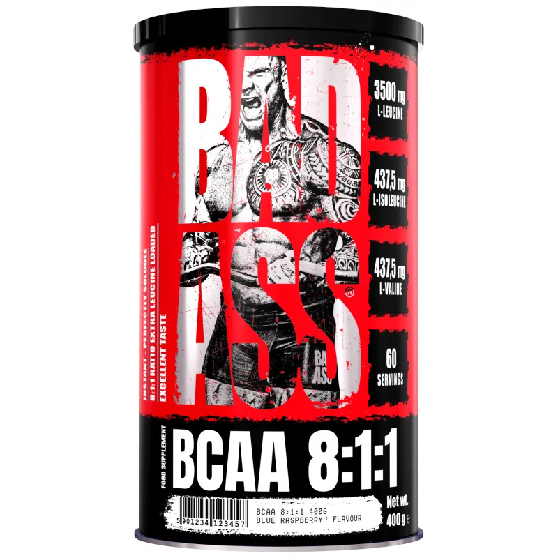 Aminokwasy BCAA Fitness Authority Bad Ass BCAA 8-1-1 400g