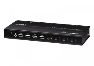 ATEN Przełącznik !4-Port USB 4K HDMI KVMP Switch