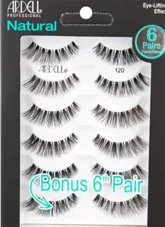 Ardell Natural 120 Sztuczne Rzęsy na pasku x6