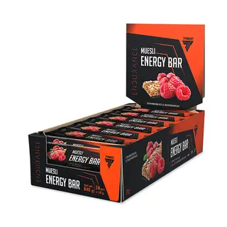 Zestaw 28 batonów energetycznych MUESLI ENERGY BAR CRANBERRIES & RASPBERRIES