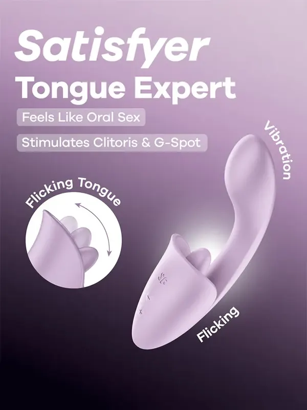 Satisfyer Tongue Expert Clitoral & G-Spot Stimulator