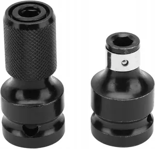 ADAPTER HEX ŻEŃSKI 1/2 1/4 DO WIERTARKI UDAROWEJ - ZESTAW DWÓCH