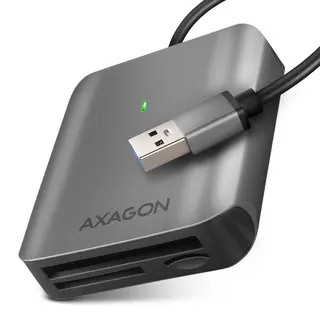 AXAGON CRE-S3 Czytnik zewnętrzny kart USB-A 3.2 Gen 1, 3-slot lun SD/microSD/CF, obsługa UHS-II