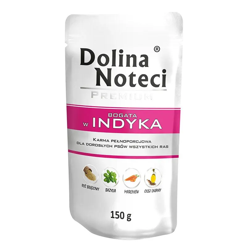 DOLINA NOTECI Premium bogata w indyka - mokra karma dla psa - 150 g