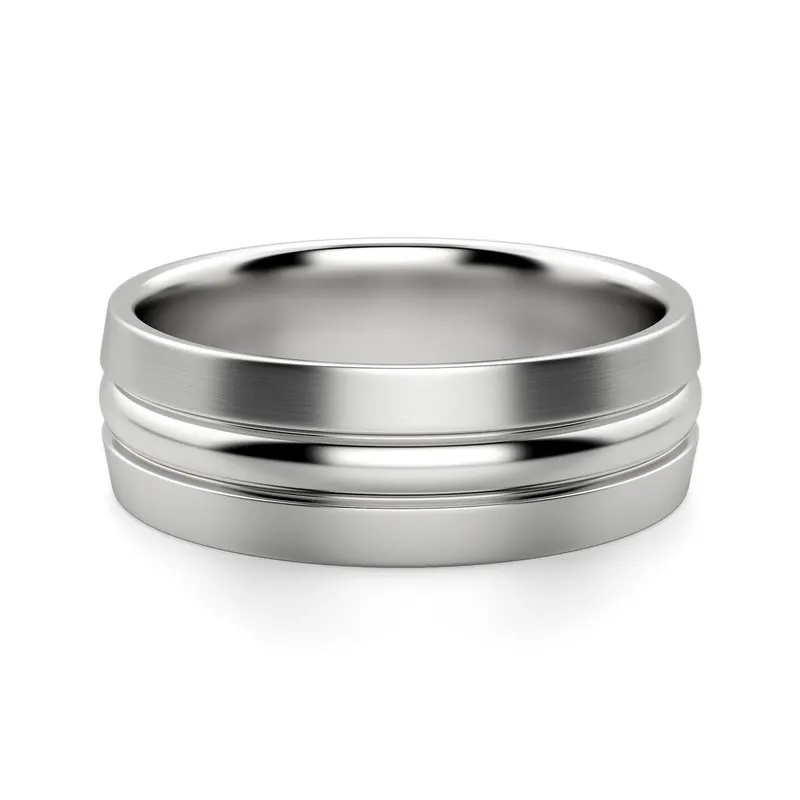 Męska Obrączka Ślubna Emerson Jordan 950 Platyna