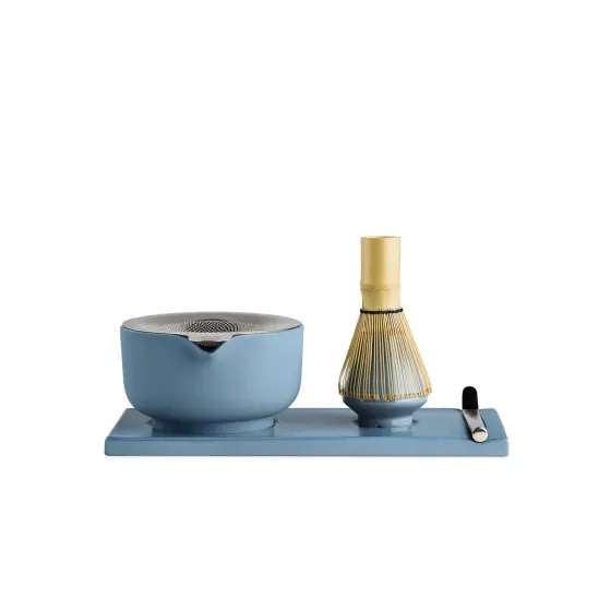 Zestaw do herbaty matcha Fellow Hazy Blue