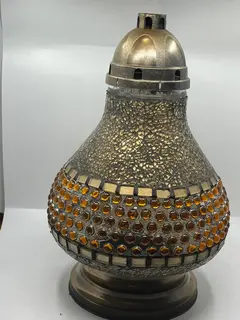 Znicz Ilumini Witraż Karafka Gold 38 cm