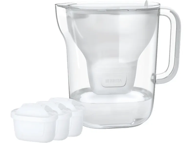 Dzbanek filtrujący BRITA Style Essential Cool + 3x Wkład MAXTRA PRO Przezroczysto-biały