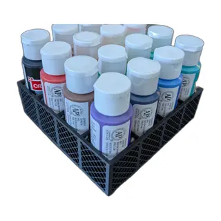 Uchwyt na farby i pędzle Paint holder - organizer do farb