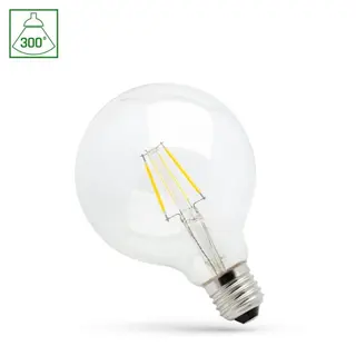 Żarówka ściemnialna LED COG GLOB 4W E27 G95 WW WOJ+14643