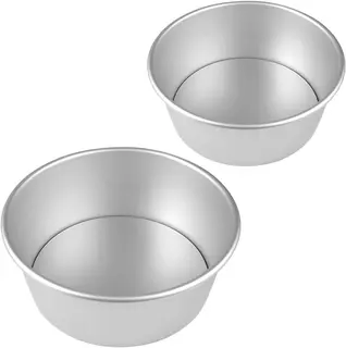 FOREMKI 2SZT 15CM 17CM OKRĄGŁE ZESTAW DO PIECZENIA WYPIEKÓW CIENKIE TRWAŁE