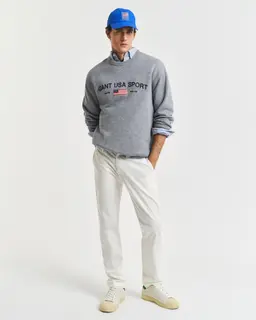 Gant Spodnie Męskie Slim Fit Kremowe
