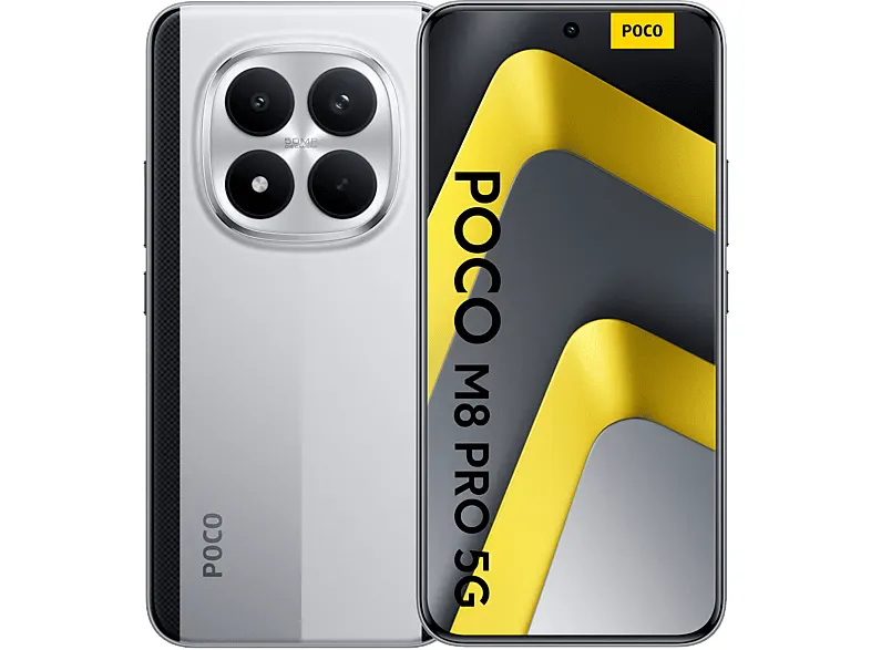 Smartfon POCO M8 Pro 5G 8/256GB Srebrny