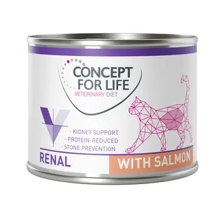 Concept for Life Veterinary Diet Renal, łosoś - 24 x 200 g