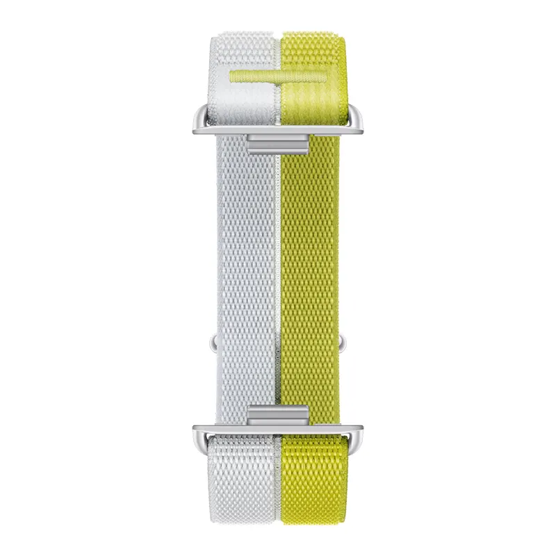 Pasek do WATCH FIT – Srebrno-zielony