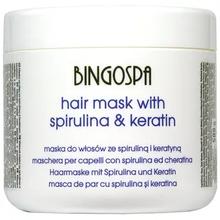 Maska do włosów ze spiruliną i keratyną BINGOSPA