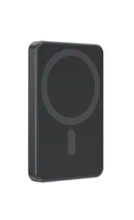 Gembird PowerBank bezprzewodowy, magnetyczny 5000mAh 15W czarny