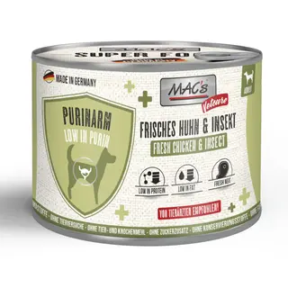 Korzystny pakiet MAC's Dog Vetcare Purinarm, 24 x 200 g - Kurczak i owady
