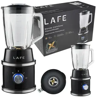 Blender Kielichowy Szklany DO KOKTAJLI Titanium Power 1300W Kruszy Lód 1,5L