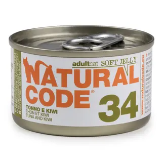 Natural Code Soft Jelly, 6 x 85 g - Tuńczyk i kiwi