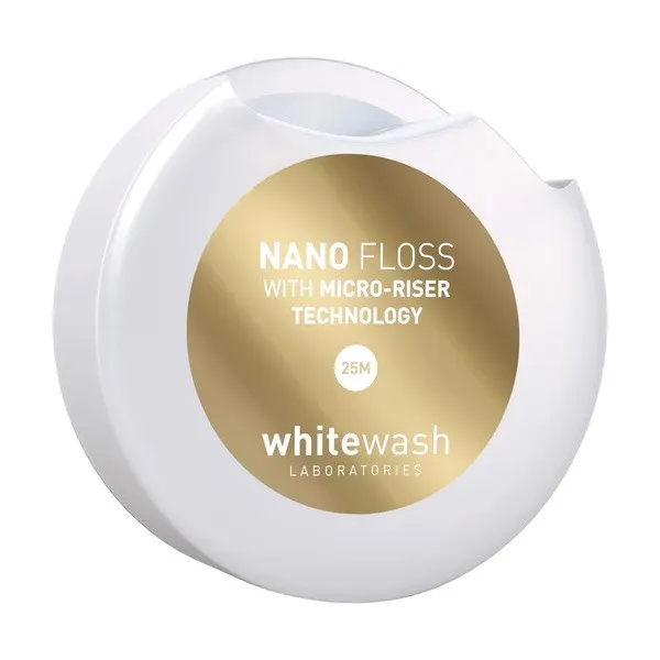 WhiteWash Nano Floss Rozszerzająca się Nić Dentystyczna z Nanohydroksyapatytem 25m