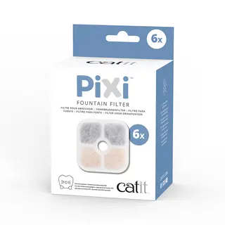 Catit PIXI poidełko fontanna, białe - Filtr zapasowy (6 sztuk)