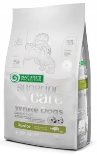 NATURE'S PROTECTION Superior Care White Dogs Grain Free Junior Small Białoryba - sucha karma dla psa - 10kg