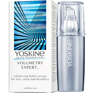Yoskine Volumetry Expert nawilżające serum modelujące owal twarzy, szyję i dekolt z 3 typami kwasu hialuronowego, zielonym kawiorem i technologią Lipotransfer 30 ml