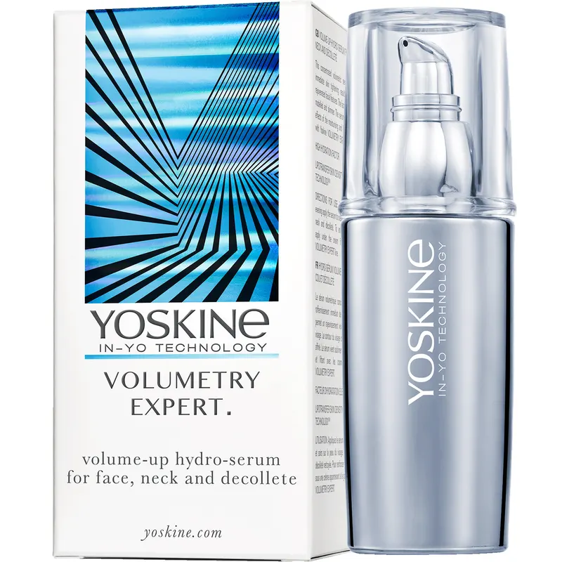 Yoskine Volumetry Expert nawilżające serum modelujące owal twarzy, szyję i dekolt z 3 typami kwasu hialuronowego, zielonym kawiorem i technologią Lipotransfer 30 ml