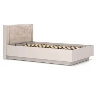 Łóżko z pojemnikiem SOPHIE 30 | 120x200 | Oświetlenie LED | Welur | Kaszmir