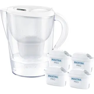 Dzbanek filtrujący Brita Marella XL Biały + 4 wkłady Maxtra Pro Pure Performance