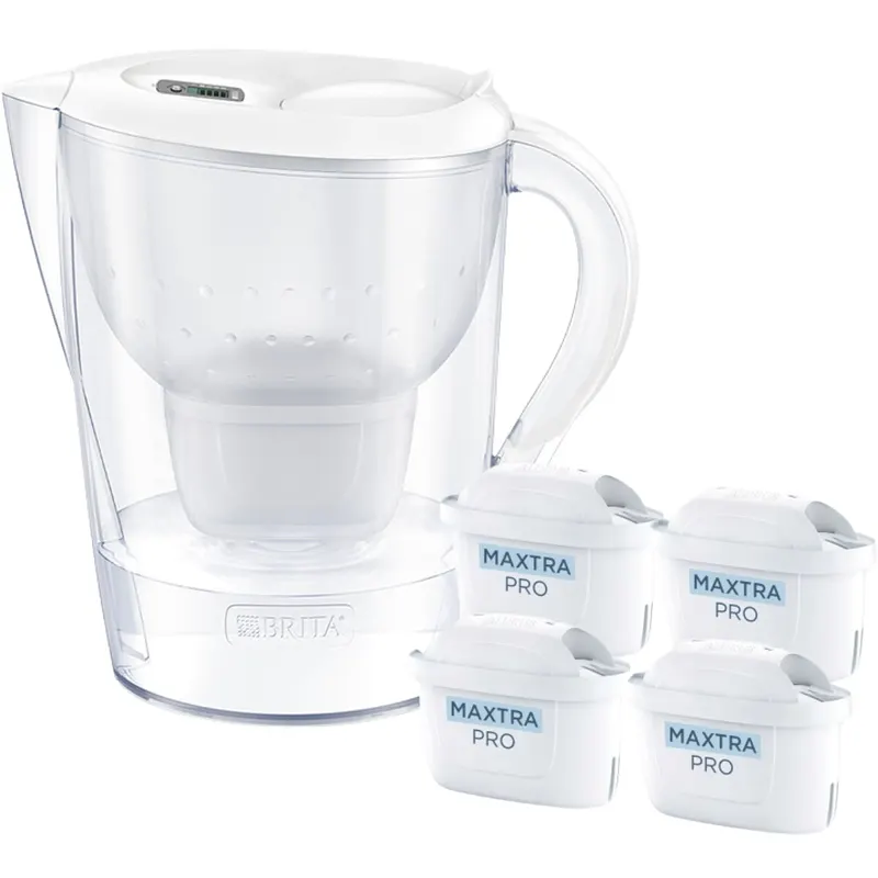 Dzbanek filtrujący Brita Marella XL Biały + 4 wkłady Maxtra Pro Pure Performance