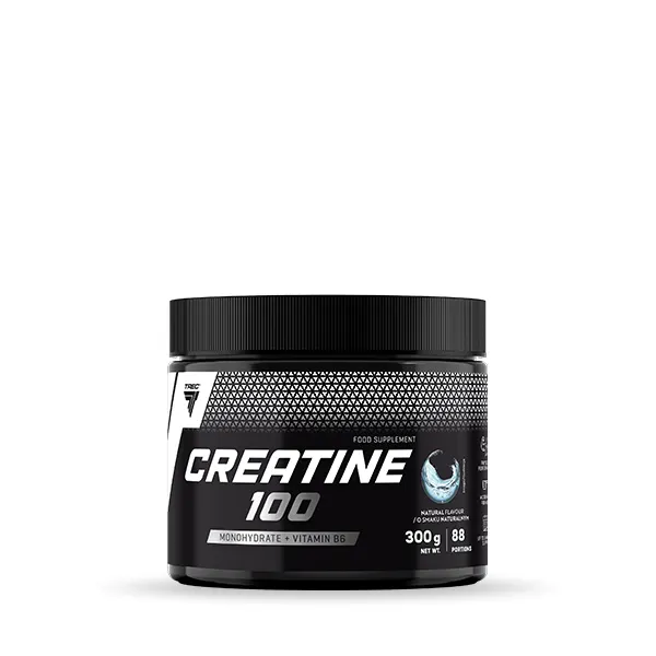 CREATINE 100 - monohydrat kreatyny z witaminą B6 - Naturalny - 300 g