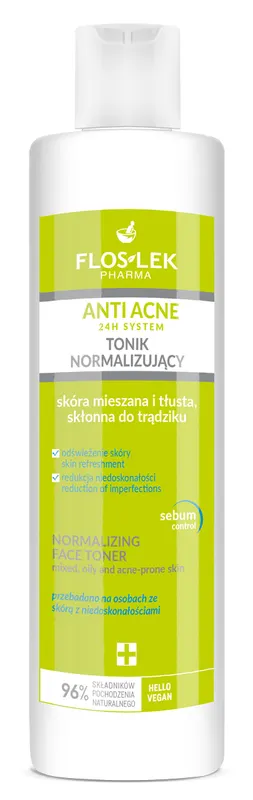 Floslek Pharma Tonik Normalizujący Skóra Mieszana i Tłusta Skłonna do Trądziku 225ml