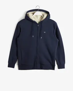 Gant Polarowa Bluza Z Kapturem Sherpa Zapinana Na Zamek